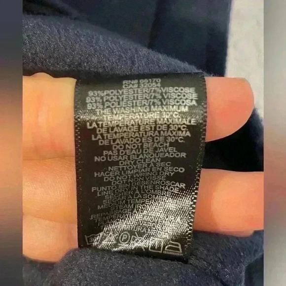 By ANTHROPOLOGIE Maeve Cropped Sweater Vest Boxy Academia Utility Navy Rope OS - Picture 11 of 12